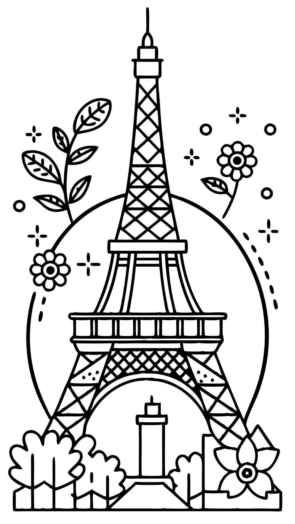 coloring pages paris